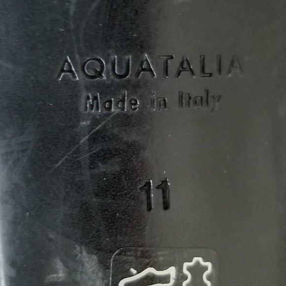 Aquatalia 'Dina' Weatherproof Suede Ankle Boot, Black, Womens Size 11 - Picture 10 of 10